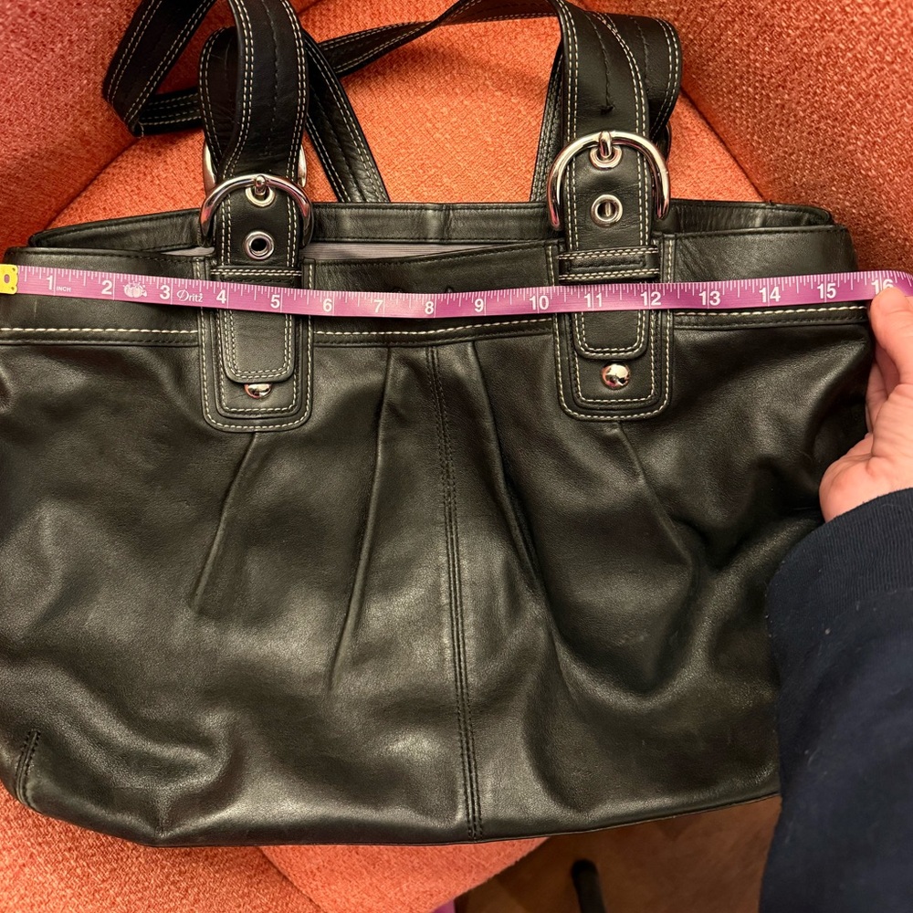 Coach Soho pleated leather purse - Picture 9 of 11